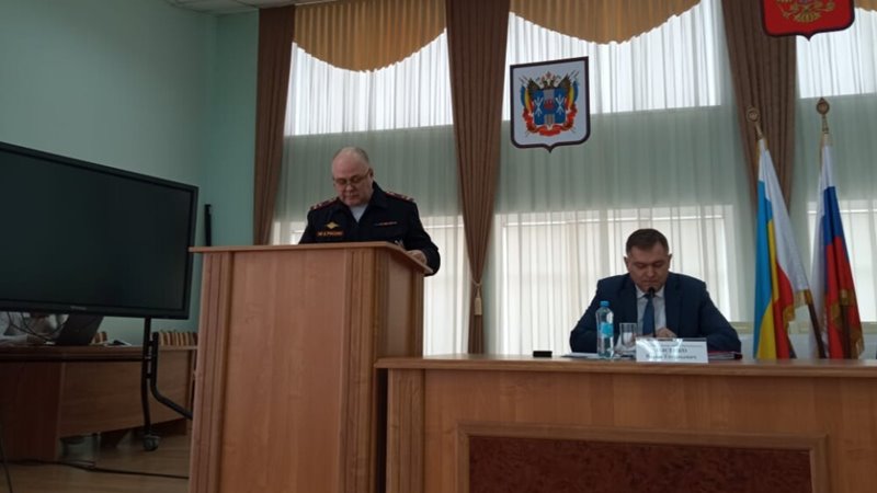 Новочеркасские полицейские отчитались за работу в минувшем году