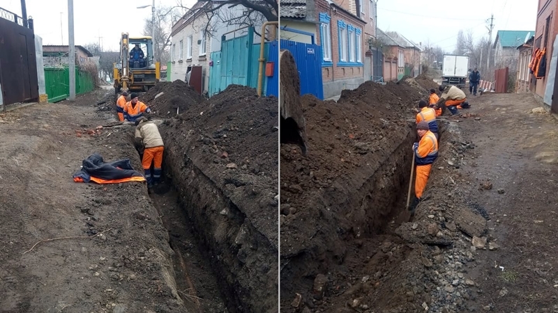 В Новочеркасске в кранах у жителей переулка Верхнего появилась вода