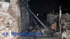 Прошедшей ночью в Красюковской под Новочеркасском в пожаре погиб мужчина