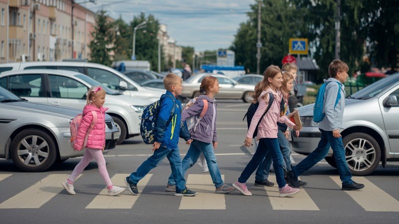 Сотрудники ГАИ просят водителей Новочеркасска быть внимательнее в период осенних школьных каникул