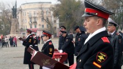 В Новочеркасске 75 суворовцев-первокурсников дали торжественное обещание