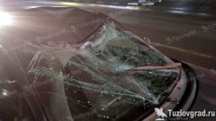 На выезде из Новочеркасска машина сбила пьяного пешехода