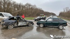 На трассе под Новочеркасском произошло двойное ДТП