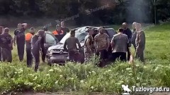 На въезде в Новочеркасск водитель кроссовера заснул за рулем и попал в больницу