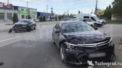 В Новочеркасске во время столкновения двух иномарок пострадал человек, видео