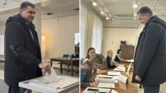 Глава администрации Новочеркасска Юрий Лысенко проголосовал на выборах Президента РФ на участке в микрорайоне Донском