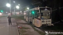 В Новочеркасске на ходу загорелся трамвай, видео
