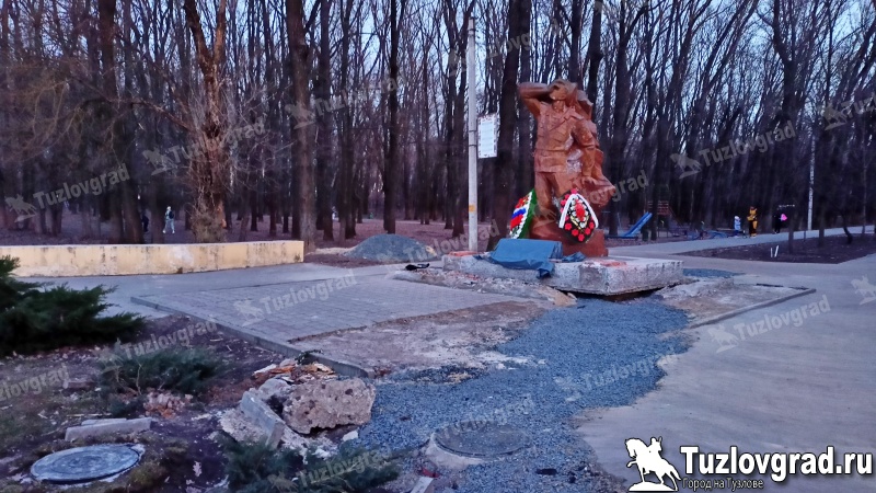 В Новочеркасске завершили ремонт канализационного коллектора под памятником воинам-интернационалистам