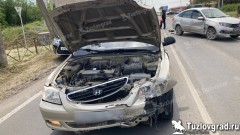 На Ростовском выезде в Новочеркасске в ДТП травмы получили два человека