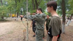В Новочеркасске юные казаки провели военно-полевые сборы