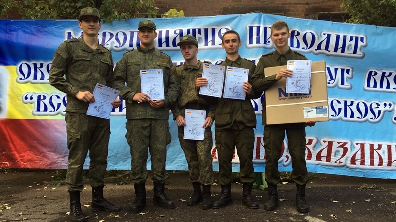 Новочеркасские студенты выиграли соревнования казаков