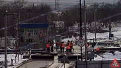 В Новочеркасске на целый день закрыли железнодорожный переезд на Луговой и Кривянскую