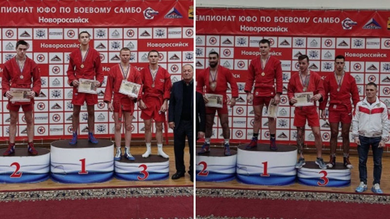Самбисты из Новочеркасска завоевали две медали на чемпионате ЮФО