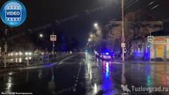 Появилось видео момента ДТП в Новочеркасске, в котором автобус переехал пешехода