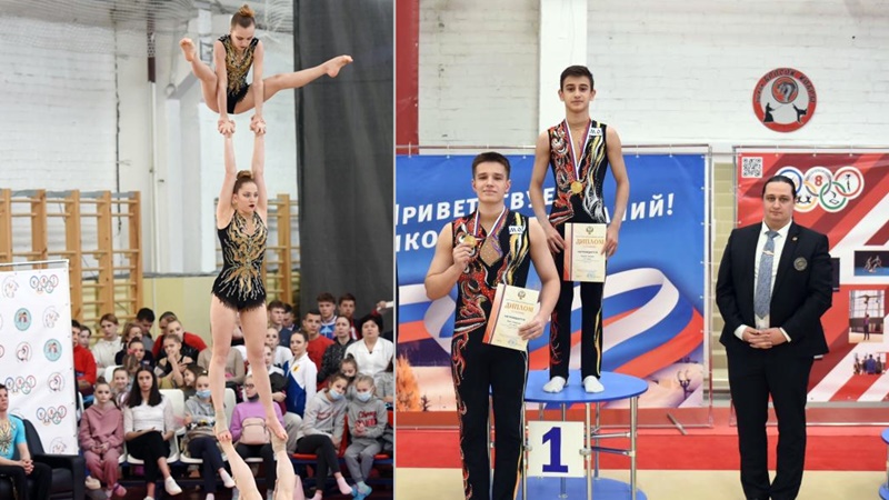 Новочеркасские акробаты завоевали два «золота» юношеского чемпионата России