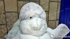 В Новочеркасске появились два новых снеговика от Сергея Шельпова