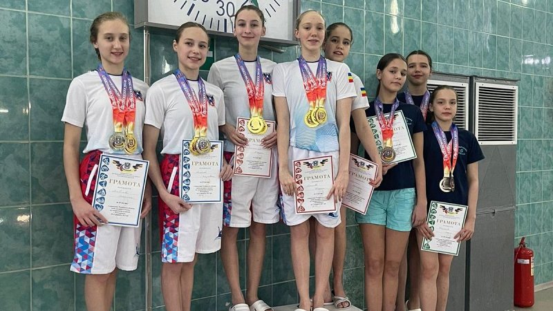 В Новочеркасске прошло первенство Ростовской области по синхронному плаванию