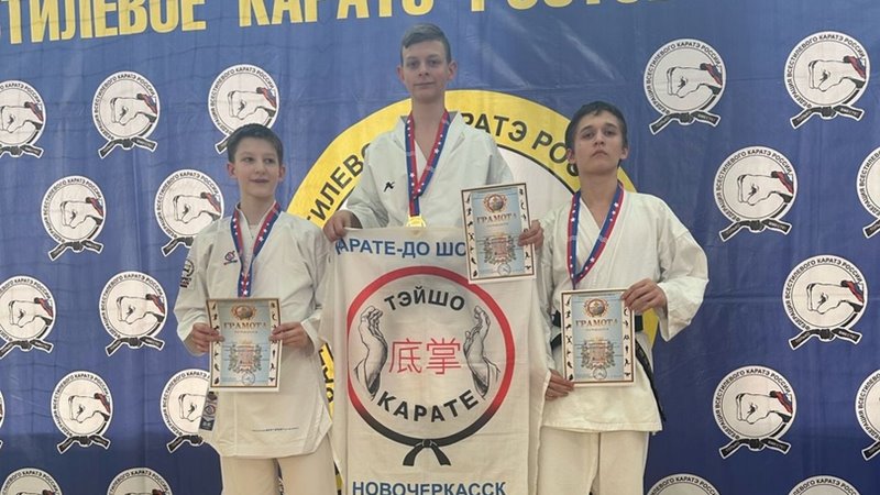 Новочеркасские каратисты успешно выступили на соревнованиях в Ростове-на-Дону