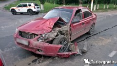 В Новочеркасске невнимательный водитель врезался во внедорожник
