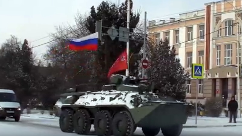 В Новочеркасске в день годовщины освобождения города от фашистских захватчиков прошел автопробег