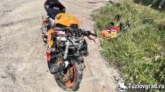 В Новочеркасске таксист разворачивался и не пропустил мотоциклиста