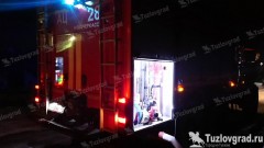 В Новочеркасске на улице Фрунзе сгорел дом
