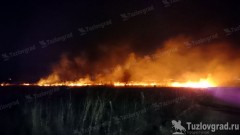 Под Новочеркасском бушует еще один крупный ландшафтный пожар