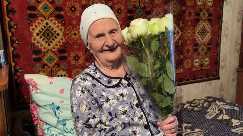 Вековой юбилей отметила труженица тыла из Новочеркасска Пелагея Чепусова