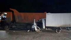 В Красном колосе под Новочеркасском «Газель» врезалась в грузовик