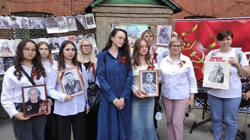 В Новочеркасске в преддверии Дня Победы прошла патриотическая акция 