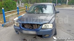 В Новочеркасске пьяный водитель врезался в бордюр разделительной полосы