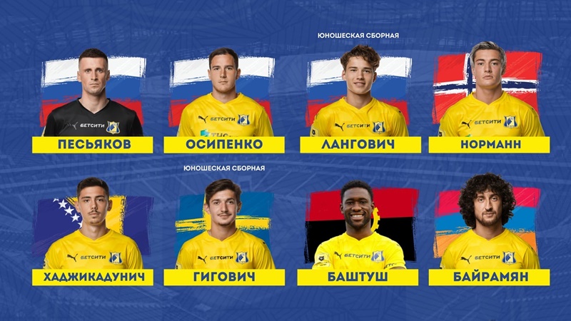 Несколько игроков «Ростова» вызваны в свои национальные сборные