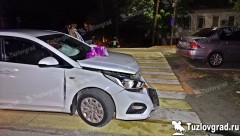 В Новочеркасске после ДТП в больницу увезли ребенка, видео