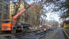 В Новочеркасске завершается укладка рельсов по второму трамвайному маршруту