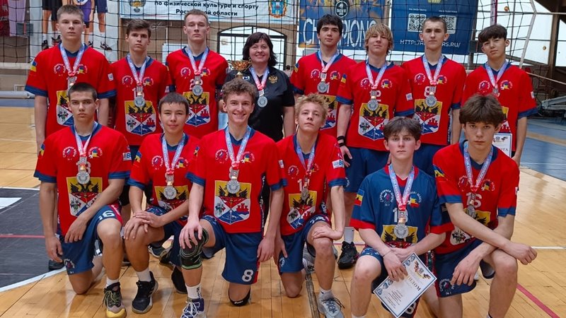 Новочеркасские волейболисты стали призерами областного Первенства