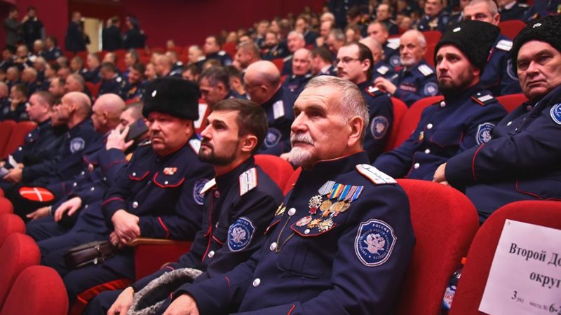 В Новочеркасске казаки на Войсковом Круге подвели итоги и обсудили планы дальнейшей работы