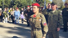 В Новочеркасске 150 школьников пополнили ряды юнармейцев
