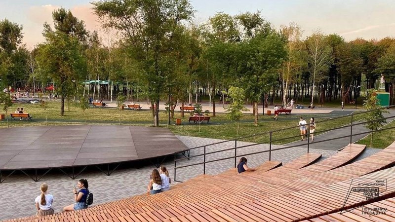 Развитие парка в микрорайоне Октябрьском продолжится в 2024 году