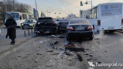 В Новочеркасске пьяный водитель протаранил четыре машины, видео