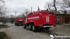 В Новочеркасске на улице Александровской горел дом