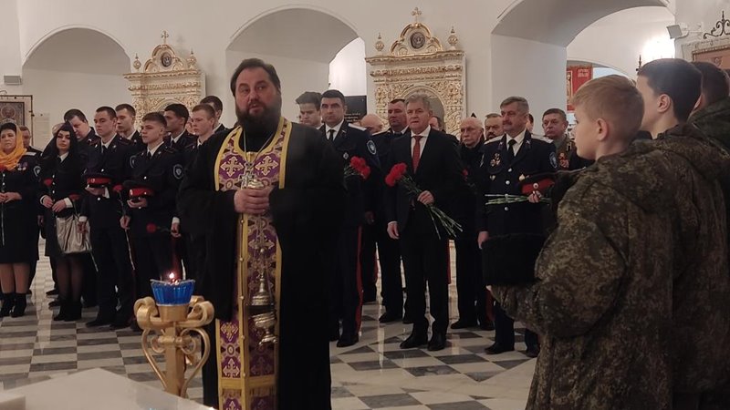 В Новочеркасске прошла панихида по герою Кавказских воин Якову Бакланову