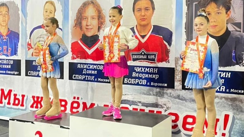 В Новочеркасске прошли Открытые соревнования по фигурному катанию