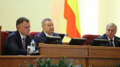 В Ростове представили исполняющего обязанности губернатора области Юрия Слюсаря