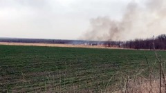 Под Новочеркасском прошел крупный ландшафтный пожар