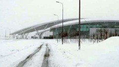 Аэропорт под Новочеркасском временно не работает из-за снегопада