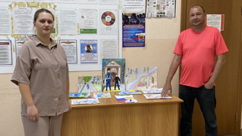 В Новочеркасске завершился конкурс детского рисунка «Мои родители работают в полиции»