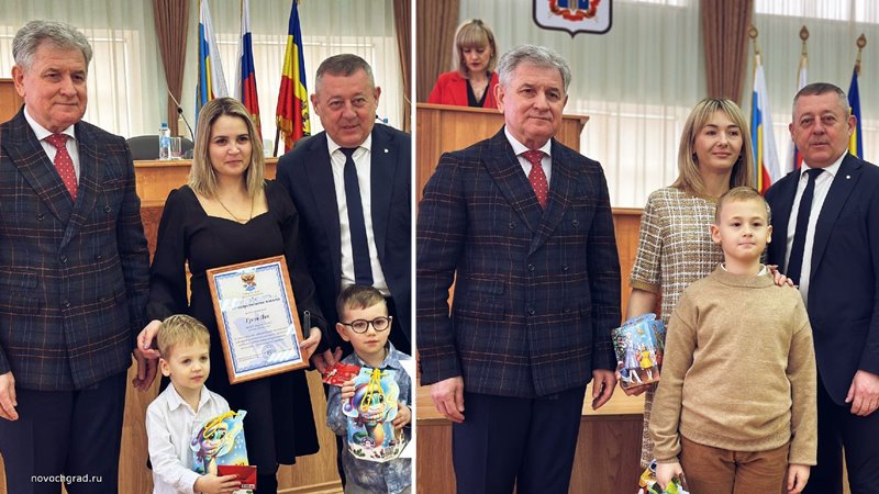В Новочеркасске прошло награждение победителей конкурса «Новогодний серпантин»