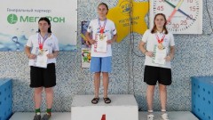 Юные новочеркасские спортсменки стали призерами чемпионата Ростовской области по плаванию