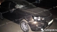 На въезде в Новочеркасск произошло очередное ДТП с разворачивающимся