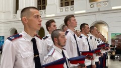 В Новочеркасске казакам Платовской сотни политеха присвоили чины хорунжих  